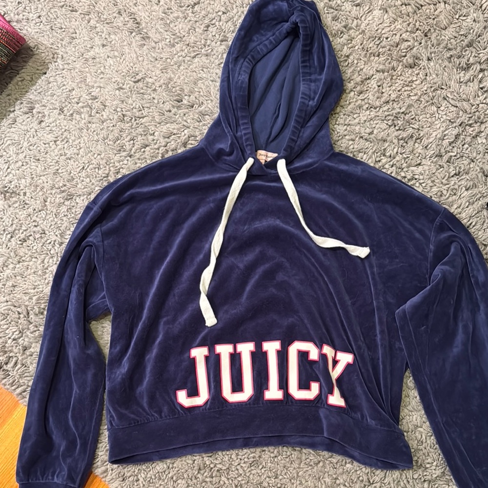 Juicy Couture Navy Blue Hoodie